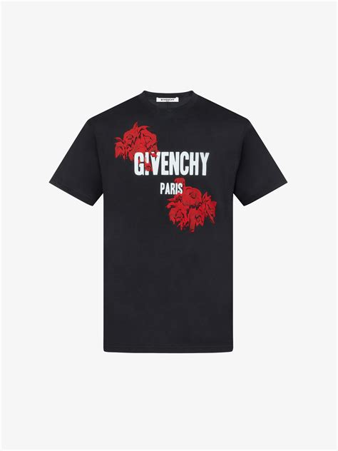 roses & givenchy paris printed t shirt|roses department store online.